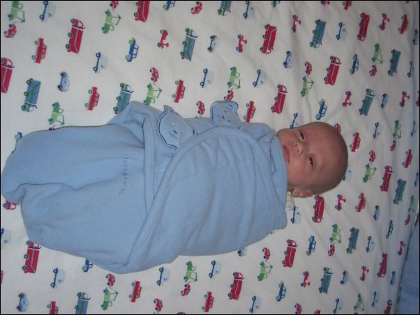 Baby in a blanket